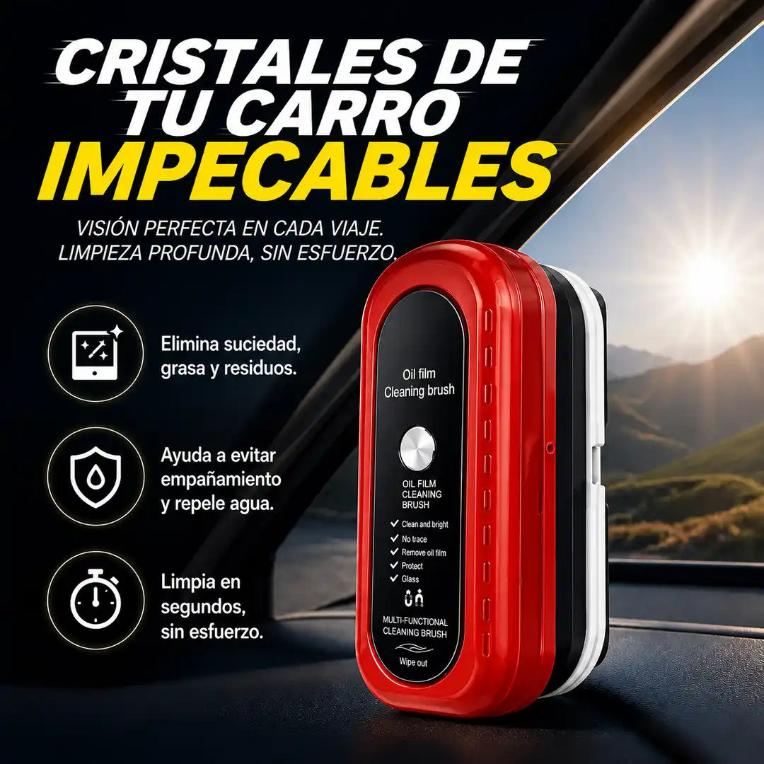 Cepillo Cristales Impecables Sin Empañe 🚗💨