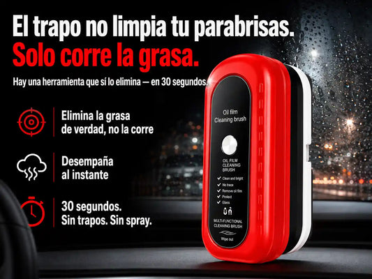 Cepillo Cristales Impecables Sin Empañe La herramienta que le faltaba a tu carro.