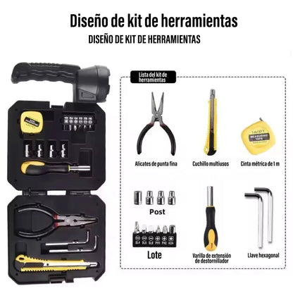 Linterna Solar con Herramientas